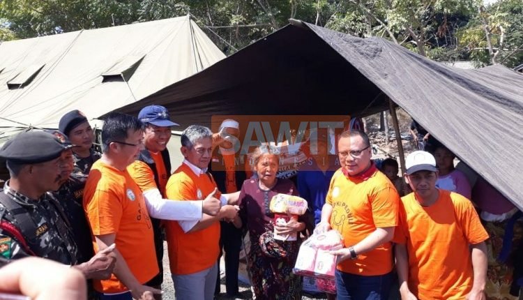 GAPKI Gandeng NU Serahkan Bantuan Korban Gempa Lombok