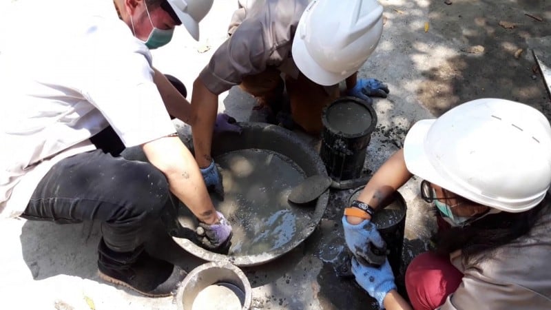 ITS Rancang Beton Modern dari Limbah Kelapa Sawit