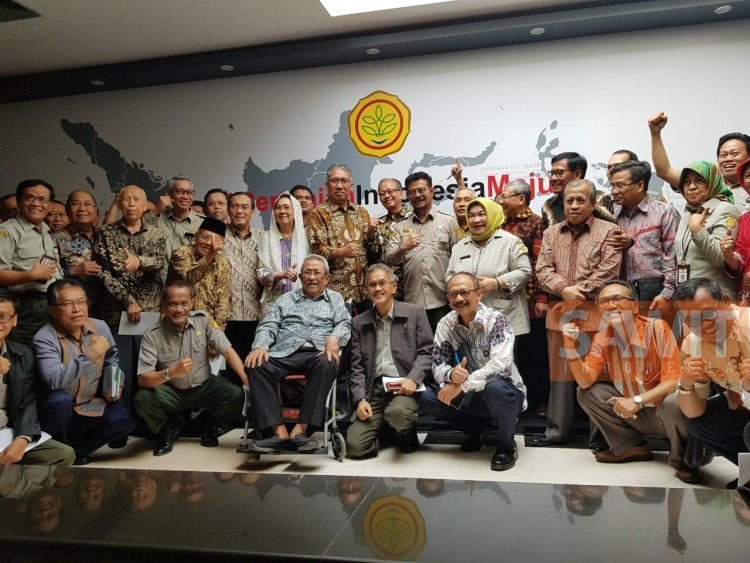 Menteri Syahrul Yasin Limpo Belajar dari Mantan Menteri dan Senior Kementan
