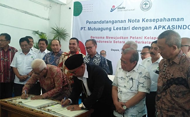 Mutu Certification - APKASINDO Kerjasama Pelaksanaan Sertifikasi ISPO Sawit