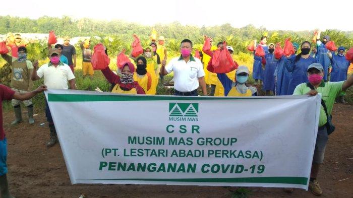 Musim Mas Grup Berikan Ratusan Paket Bantuan ke Karyawannya Terkait Penanganan Covid-19