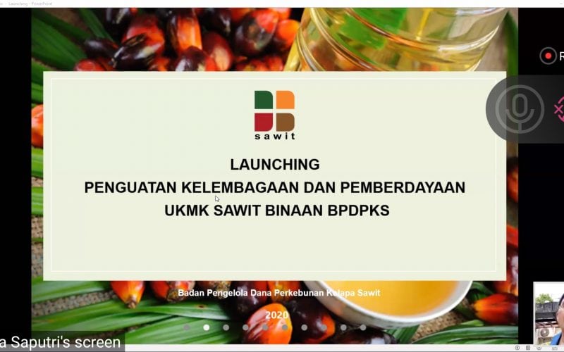BPDP-KS Luncurkan Program Penguatan Dan Pemberdayaan UMKM Sawit
