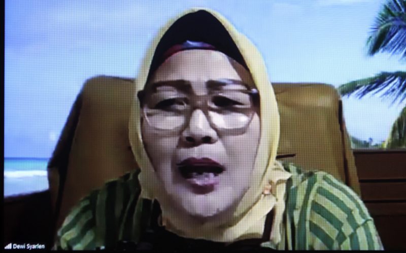 Dewi Syarlen, S.E., M.M, Asisten Deputi Pertanian dan Perkebunan Kementerian Koperasi dan UMKM. UMKM Sawit Mampu Bertahan Kala Pandemi
