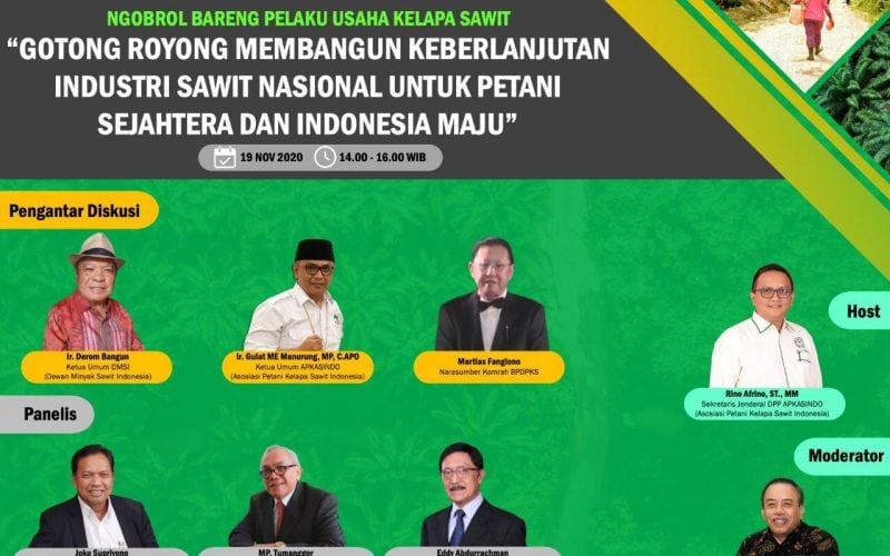 Sambut HUT-20, APKASINDO Gelar Dialog Pelaku Industri Sawit