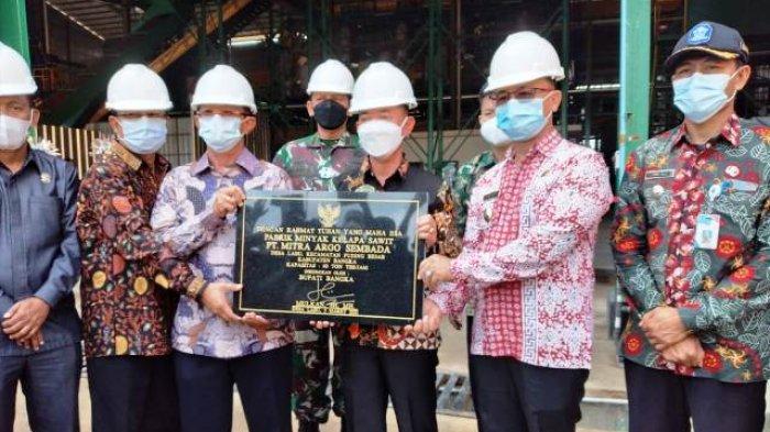 Resmikan Pabrik PT MAS, Mulkan: Alhamdulillah Masyarakat Mulai Rasakan Kenikmatan Punya Kebun Sawit
