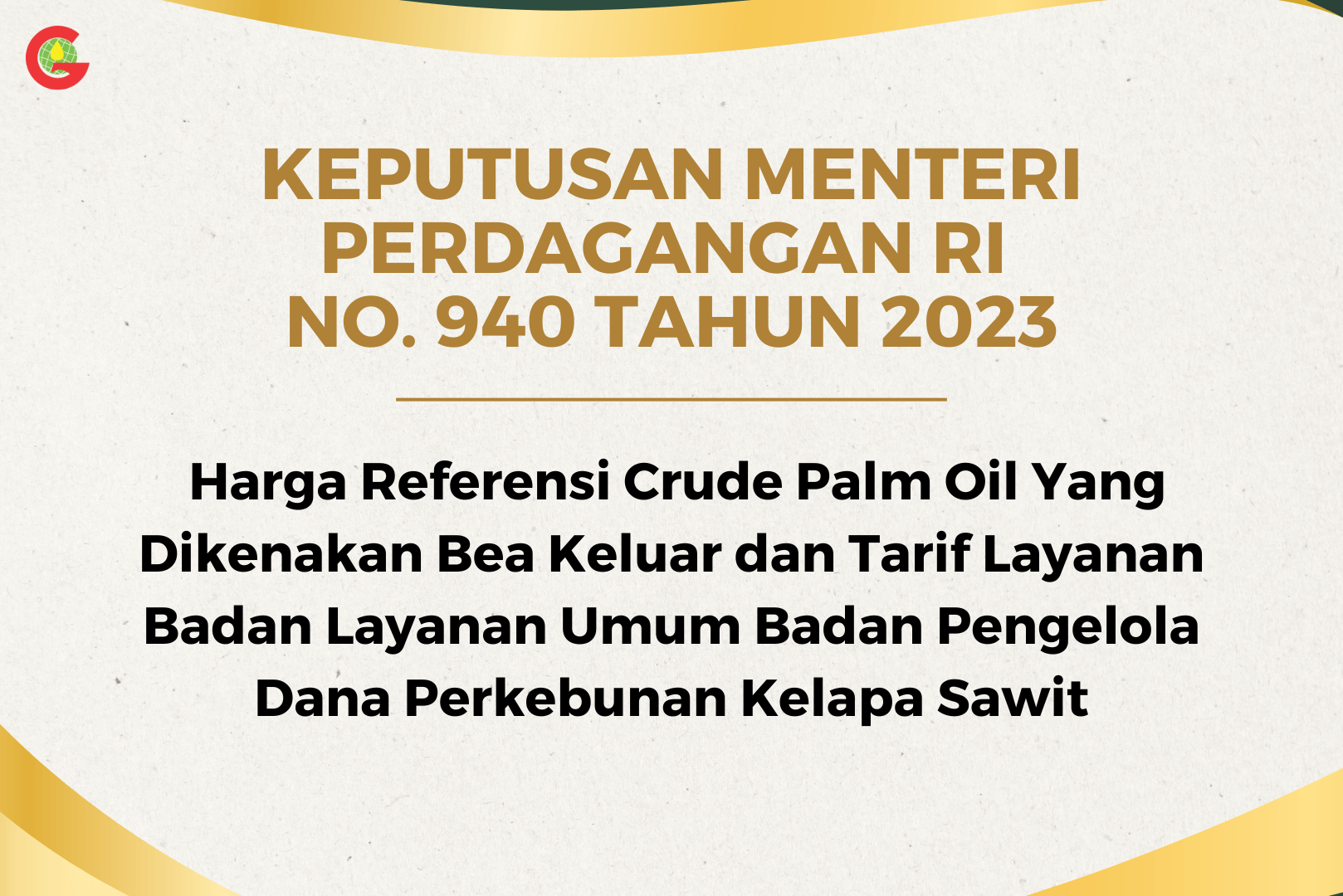 Kepmendag RI no. 940 Tahun 2023
