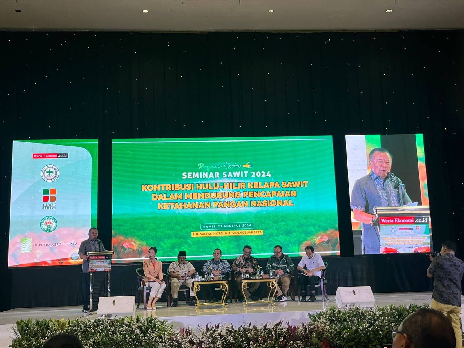 Sahat Sinaga Soroti Tantangan dan Peluang Industri Minyak Sawit di Seminar Sawit 2024